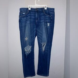 Joe's Women Straight Leg Jeans Distressed